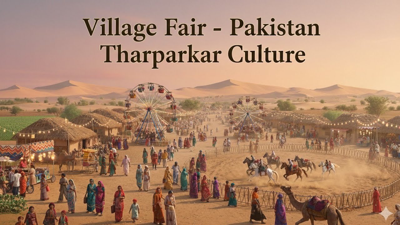 Pakistan mein lagne wala Bada MELA Tharparkar Pakistan Sindh 