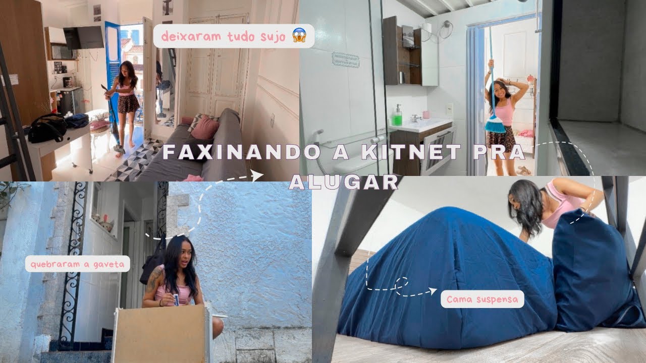 Faxina na Kitnet pra alugar no Airbnb