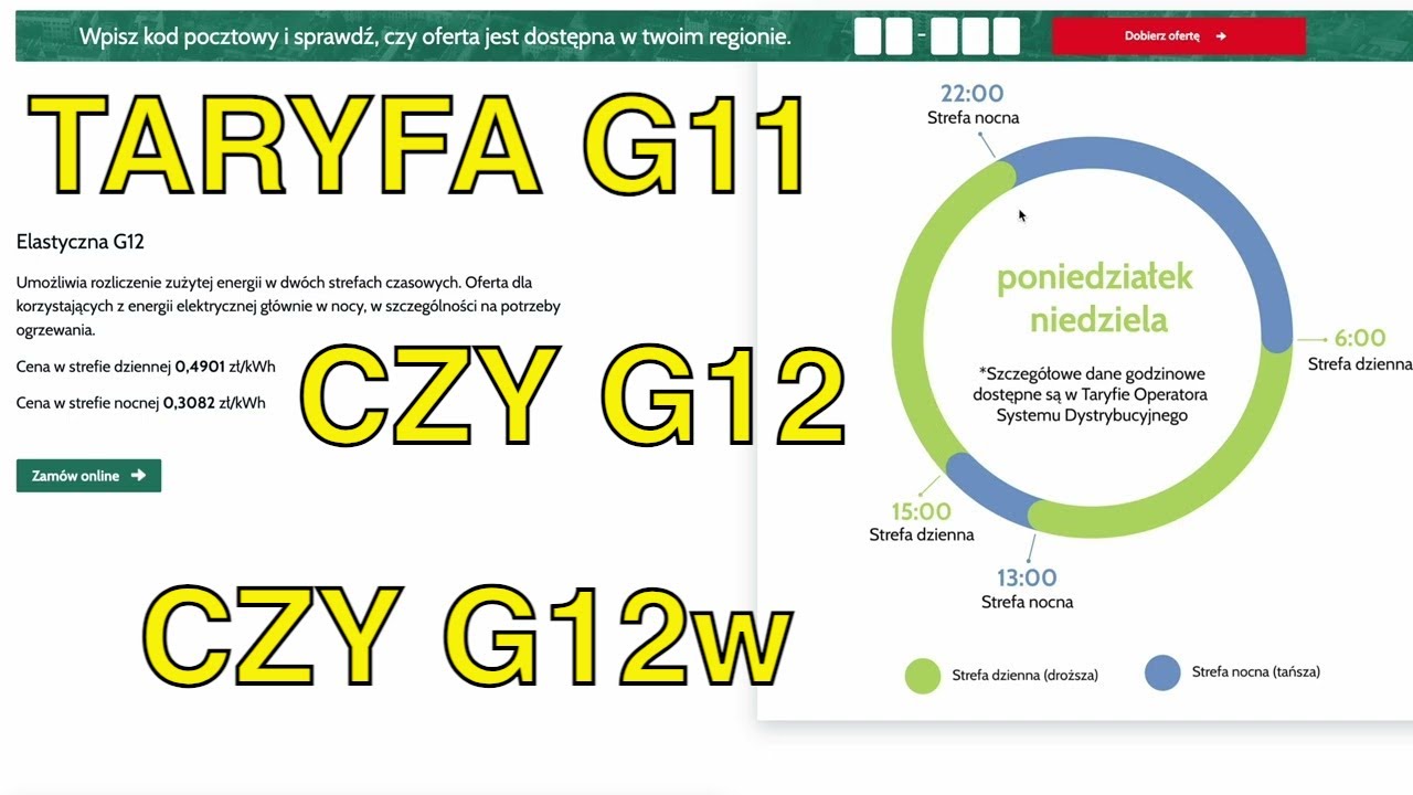 Czy opłaca się zmienić taryfę na G12 lub G12w #FOTOWOLTAIKA