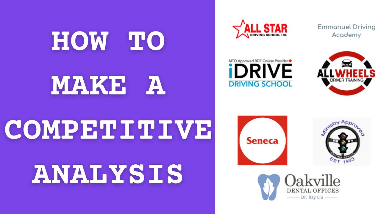 How to make a Competitive Analysis | Career Change into UXD