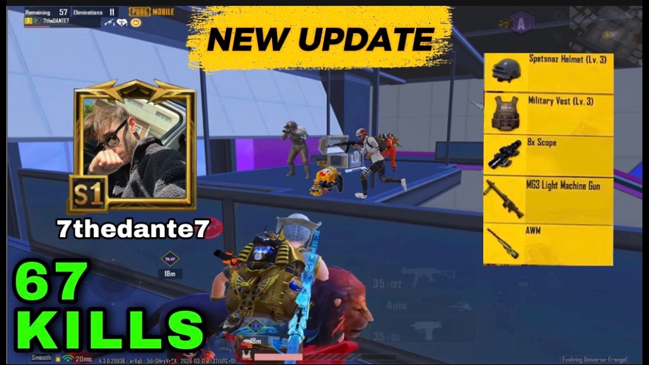 7thedante7 – 🥵 Solo vs Squad | new update PUBG Mobile 🔥👑