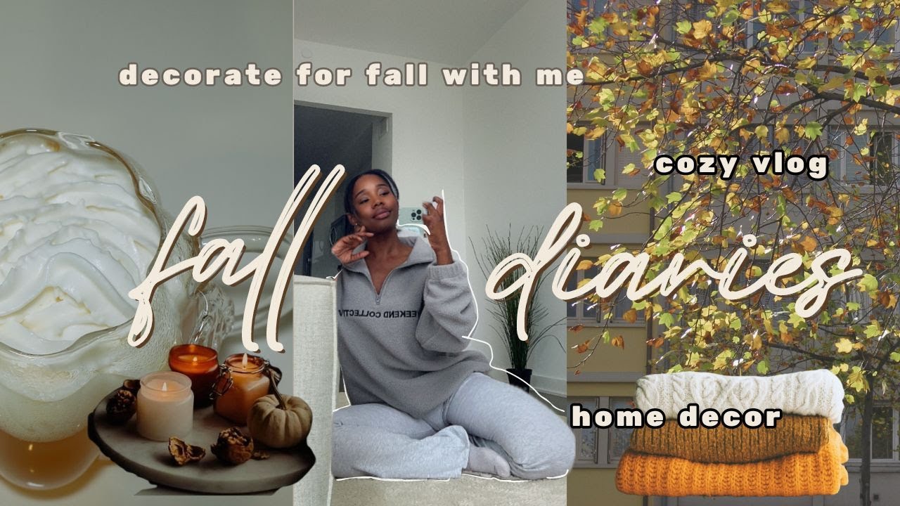 DECORATE MY NYC STUDIO APT FOR FALL 🍂| fall decor pieces, building furniture, cozy vlog