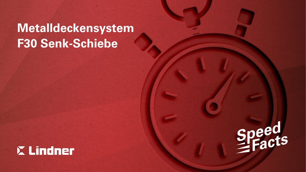 Lindner SPEEDfacts – Decke: #13 F30 Senk-Schiebe