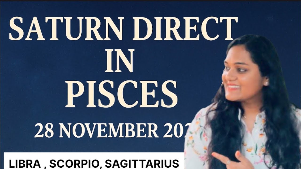 Saturn Direct in Pisces 2025 | शनि मार्गी 28 नवंबर |तुला, वृश्चिक,धनु #saturn #saturninpisces #2025 