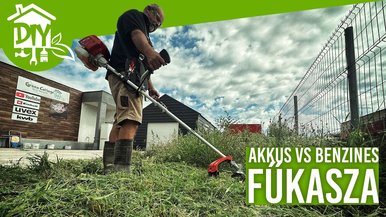 Akkus vs. Benzines fűkasza &ndash; Meglepő, melyik az erősebb! | Green Cottage DIY