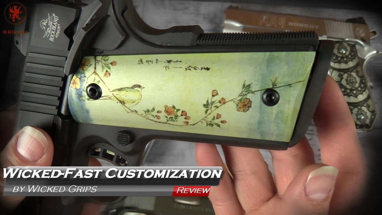 Custom 1911 Grips by Wicked Grips