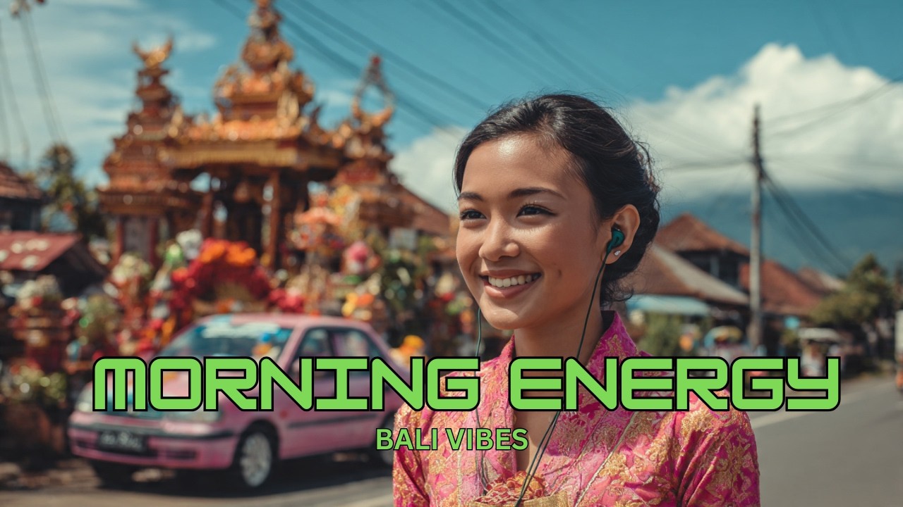 Upbeat Morning Music for Positive Energy ⚡ Progressive House EDM | Bali Culture Visuals