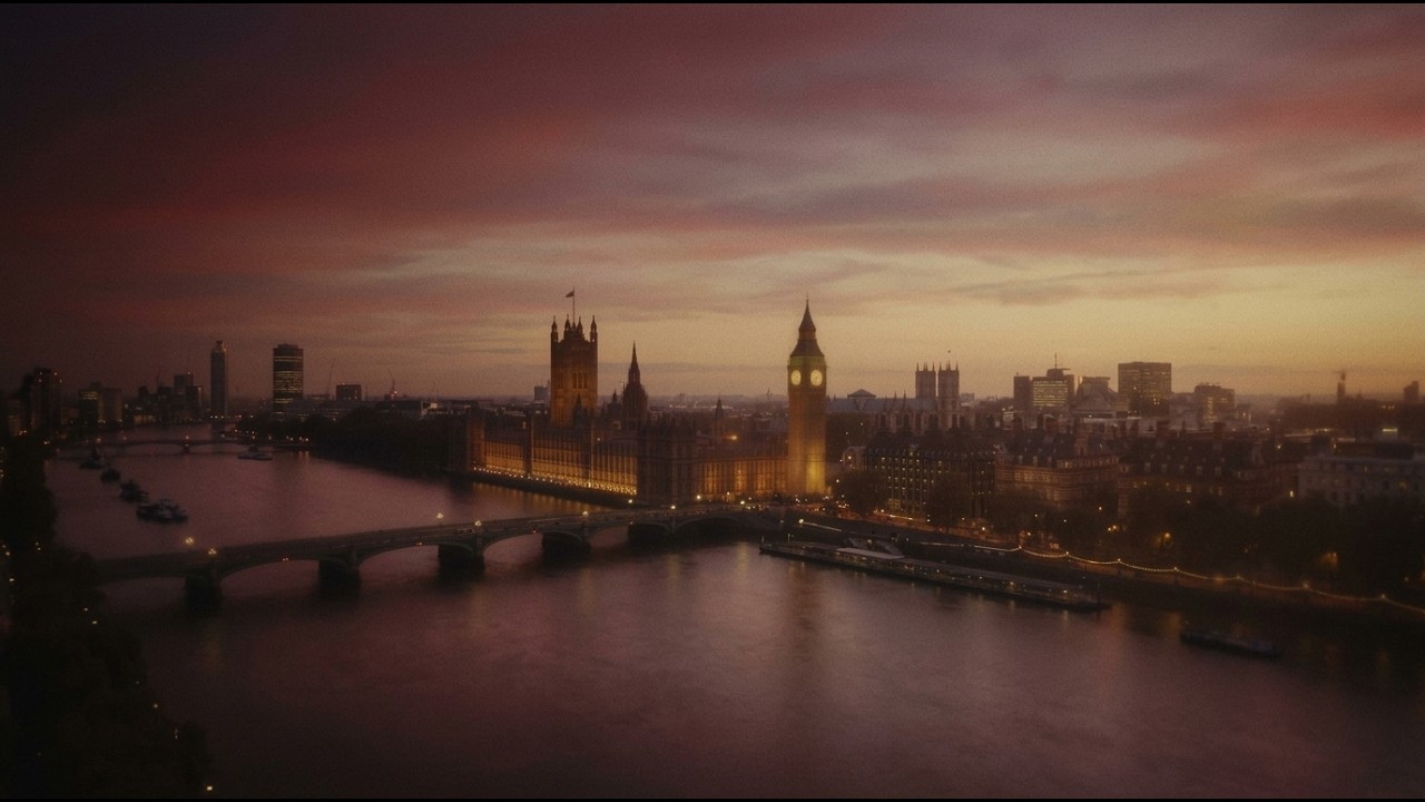 Sunset in London 🌇 1 hour cinematic lofi mix for deep focus