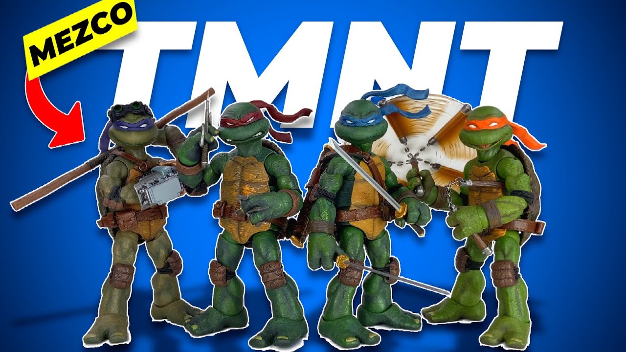 Фигурки TMNT от Mezco просто ЛУЧШИЕ!