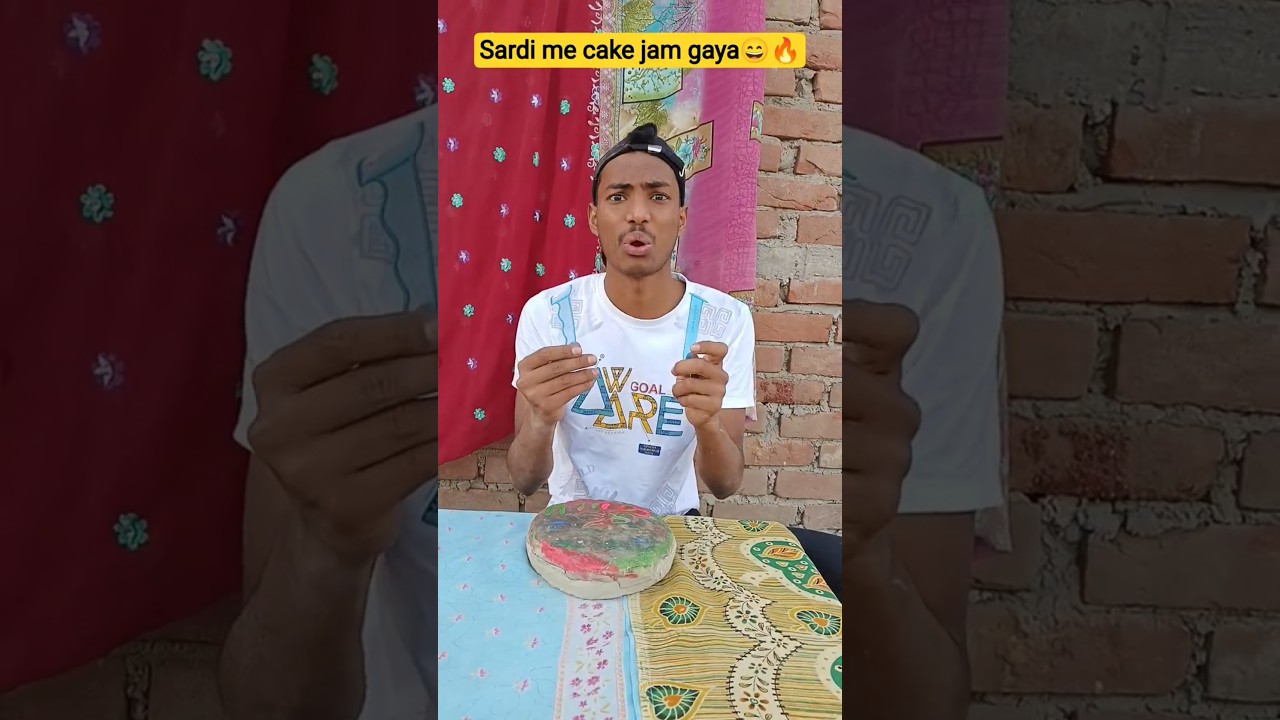 Birthday cake in winter🎂🥶| Indian family😂|| #shorts #indian #relatable #winter #cake #fadinhas