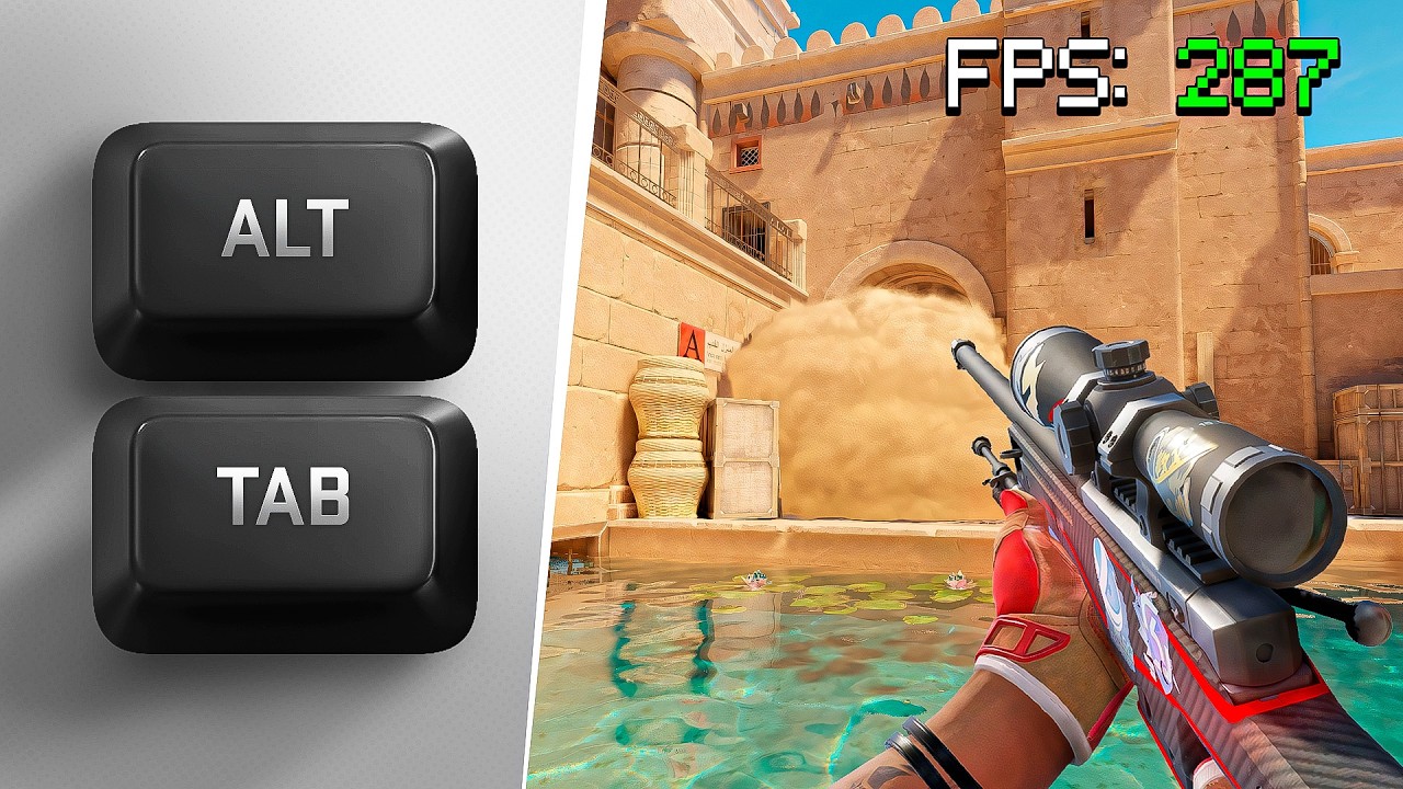 FINALMENTE!! Descobriram como corrigir o BUG do ALT TAB e MELHORAR o FPS no CS2 (testei e funciona)