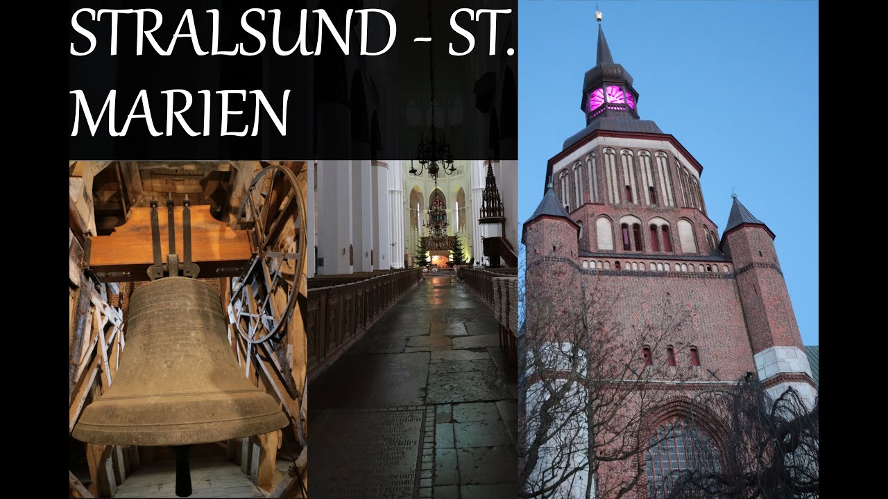 Stralsund - D - MV - VR - luth. Kirche St. Marien: Kirche, Hauptorgel & Glocken