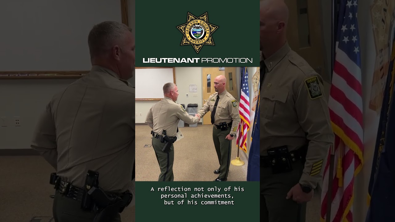 Sheriff Celebrates Newly Promoted Lieutenant