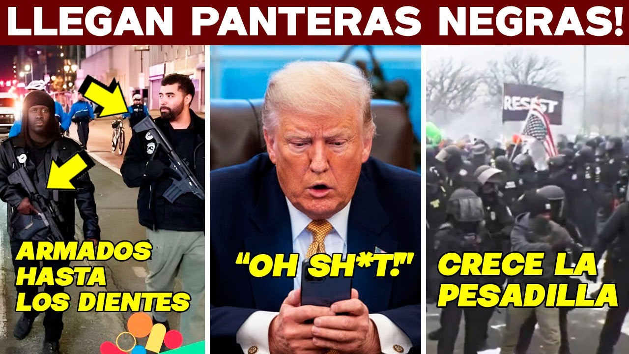LLEGAN PANTERAS NEGRAS! VAN POR ICE. ARMAS DE ALTO CALIBRE. CRECE PESADILLA