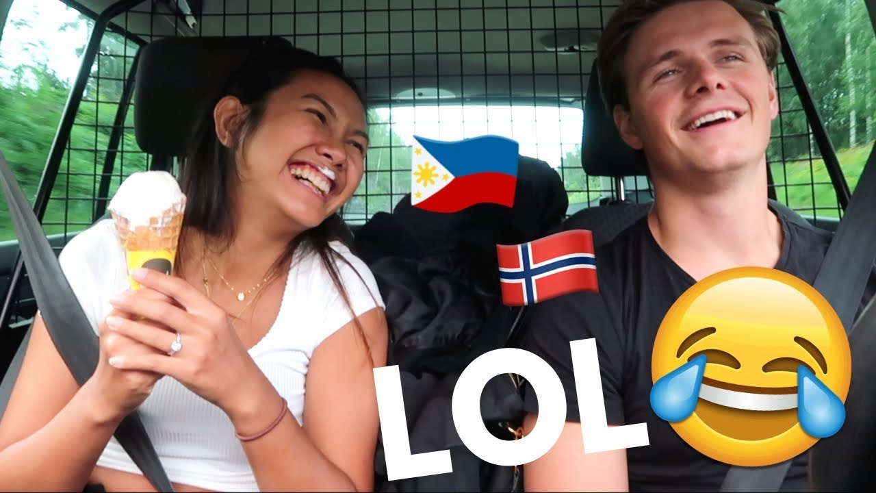 asking TAGALOG & NORWEGIAN questions at each other (funny road trip)