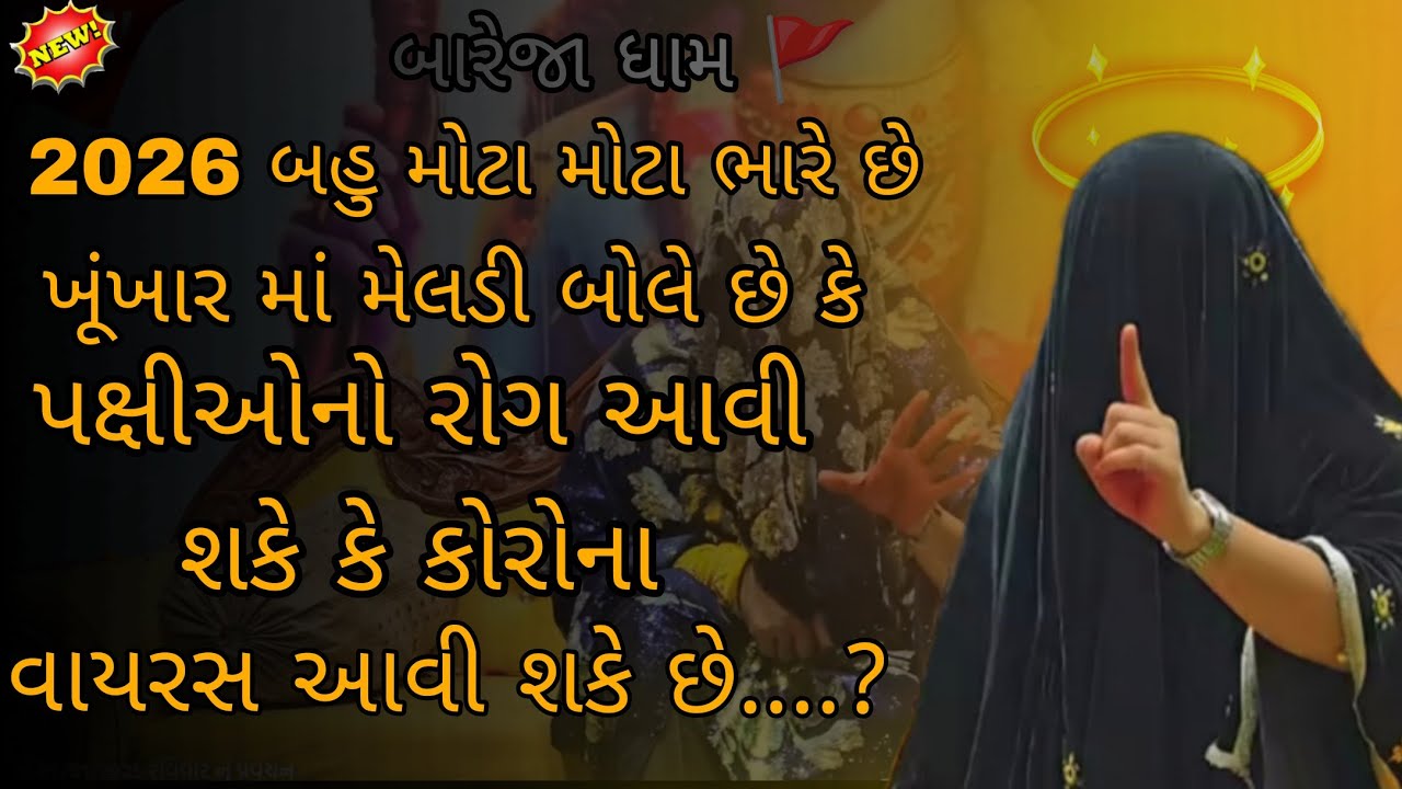 Pravachan//2026મોટામોટા ભારે છે એમાં પક્ષીઓનો રોગ આવી શકે છે કોરોના વાયરસ આવીશકે છે...#meldi #vairal