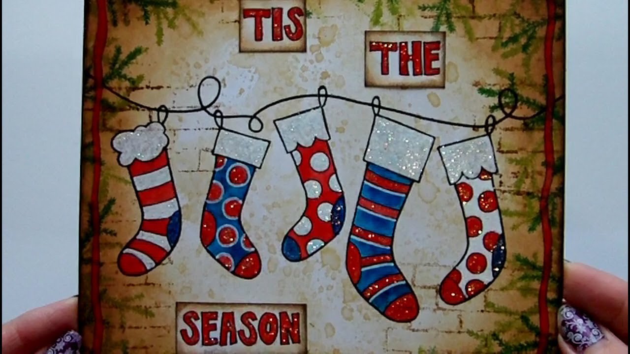 Mixed Media 6 x 6 Challenge - Glitter - #ArtfulEvidence