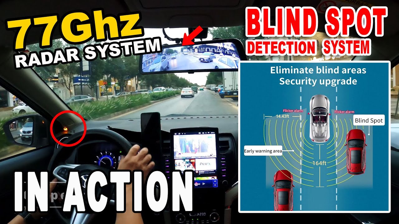 77 Ghz RADAR Blind Spot Detection System in Action | #diy  #installation  #Okipentv