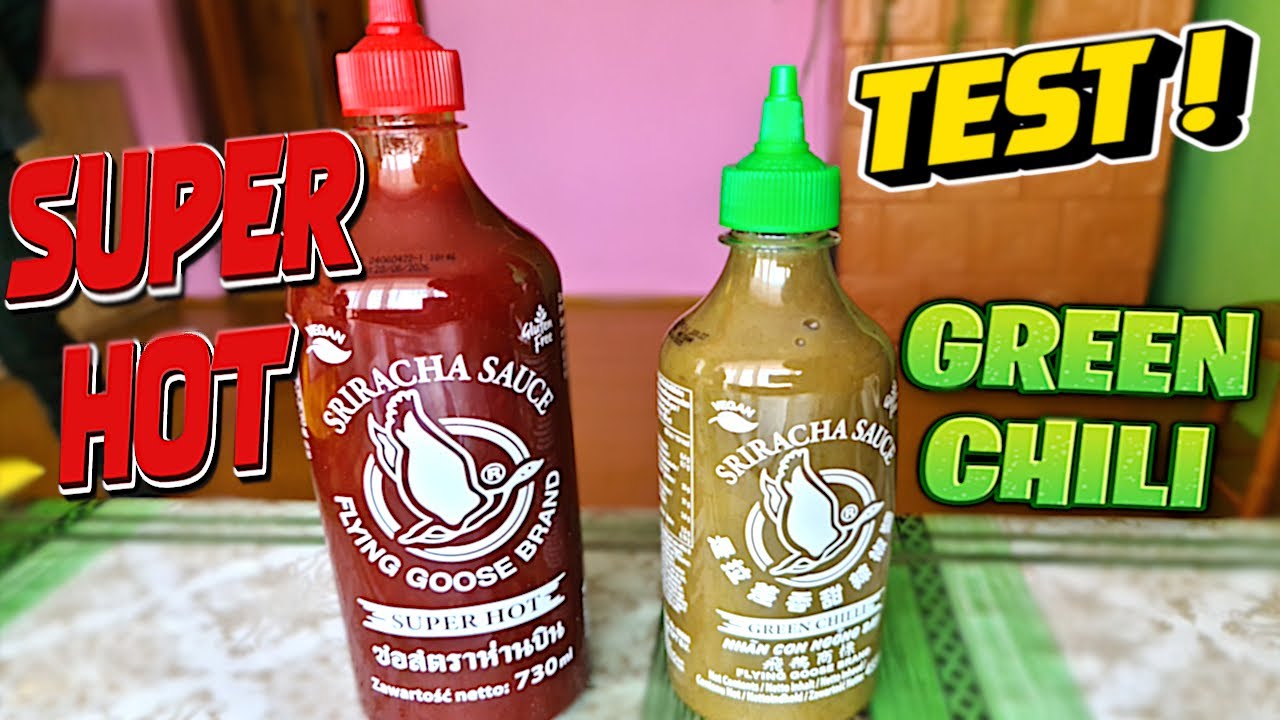 🌶️ TEST Sriracha SUPER HOT i GREEN CHILI!  Czy to dobre? Czy palące?  🌶️