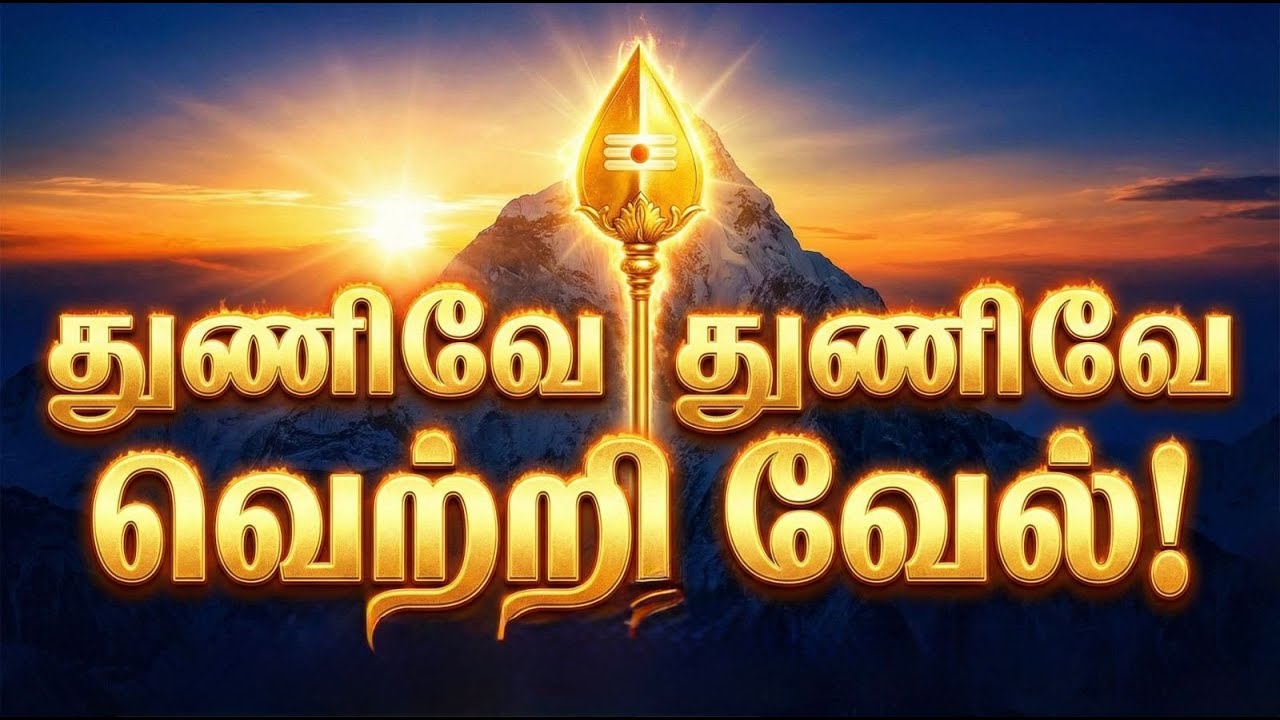 வீர வேல்: வெற்றி நிச்சயம்! | Thunive Thunive Vetri Vel | Lord Murugan Powerful Success Mantra