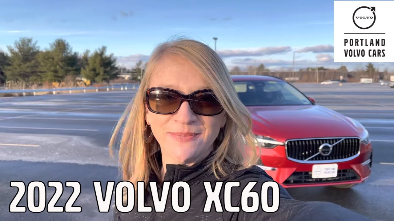 Fusion Red Metallic 2022 Volvo XC60 B5 Momentum / Walkaround with Heather