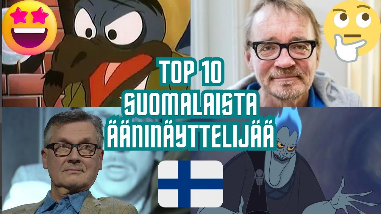 Top 10 Suomalaista Ääninäyttelijää