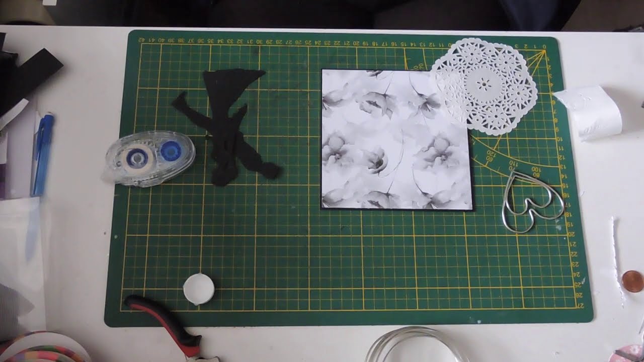 Tuto carte mariage ( avec papier et fils aluminium d’action)