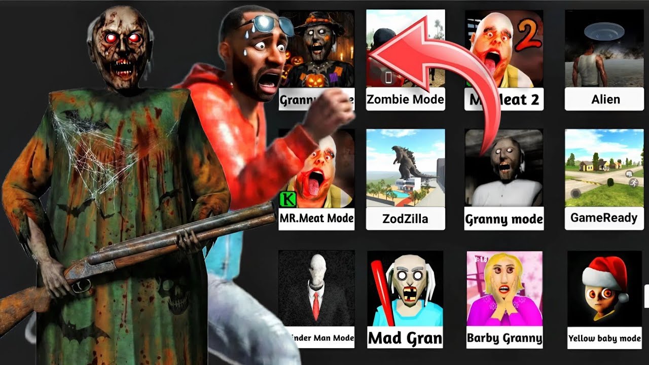 NEW UPDATE HALLOWEEN GRANNY IN INDIAN BIKE DRIVING 3D || SEWER ESCAPE FROM GRANNY'S HOUSE || K-RICH 