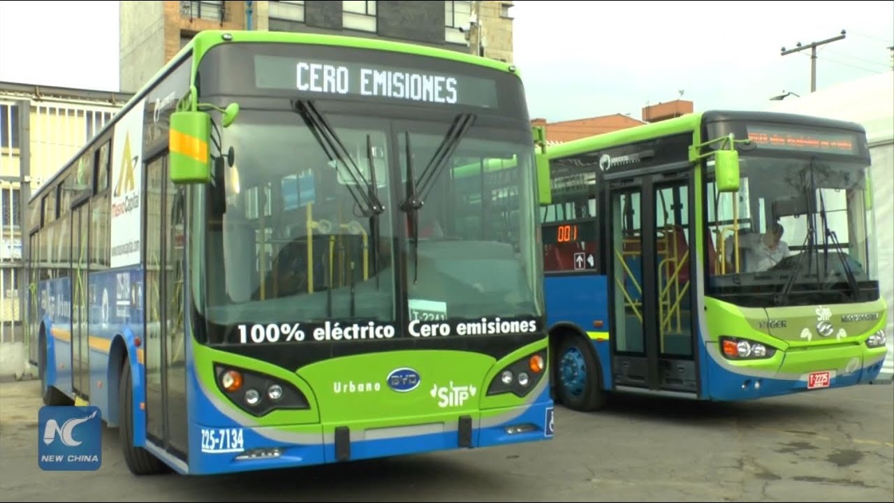 Chinese hybrid, electric buses tailored for public transit of Bogota