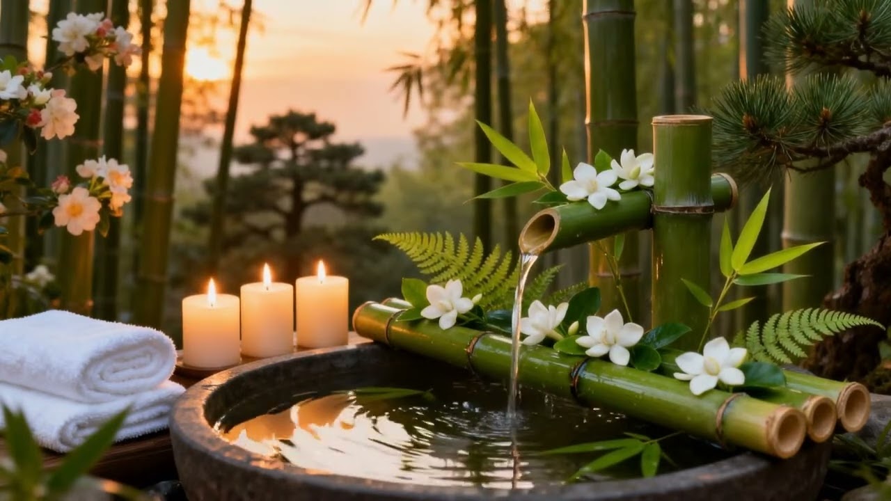 Soothing Relaxing Music 🌻 Peace of Mind, Anxiety Relief, Calm Water for 12 Hour Sleep 11