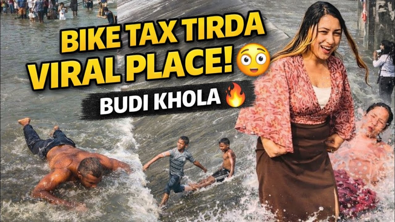 🏍️ Budi Khola Nera Ko Viral Place 😳 | Bike Ride From Tax Office 💛💛