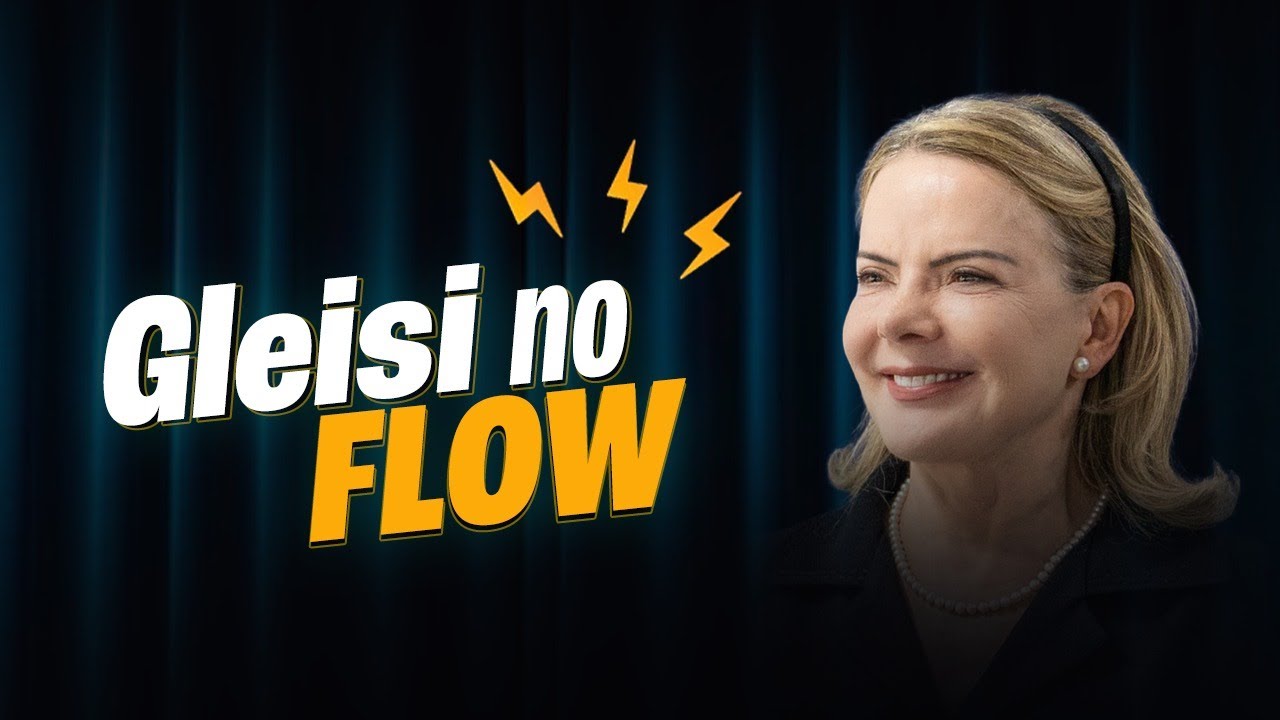 GLEISI NO FLOW! Acompanhe ao vivo minha entrevista no Flow Podcast.