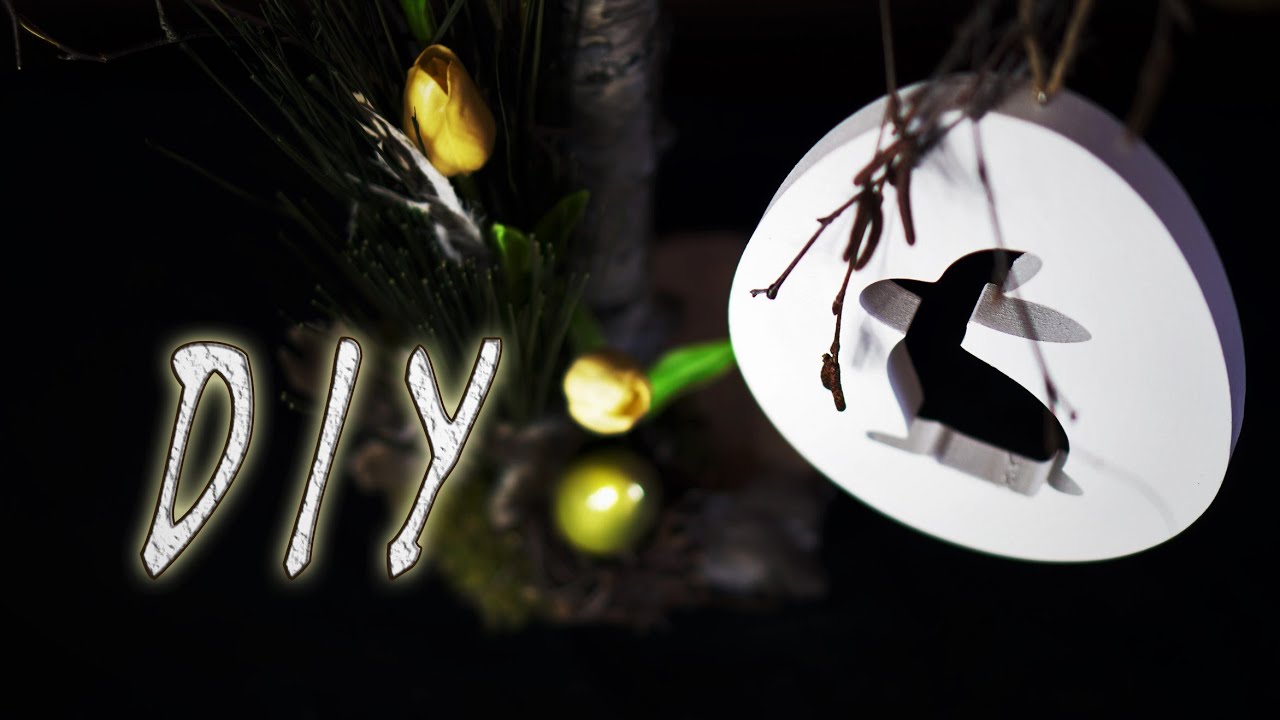 Natürliche OSTERDEKO mit Birkenästen DIY | Coole Idee für deine individuelle Home Deco im Frühling