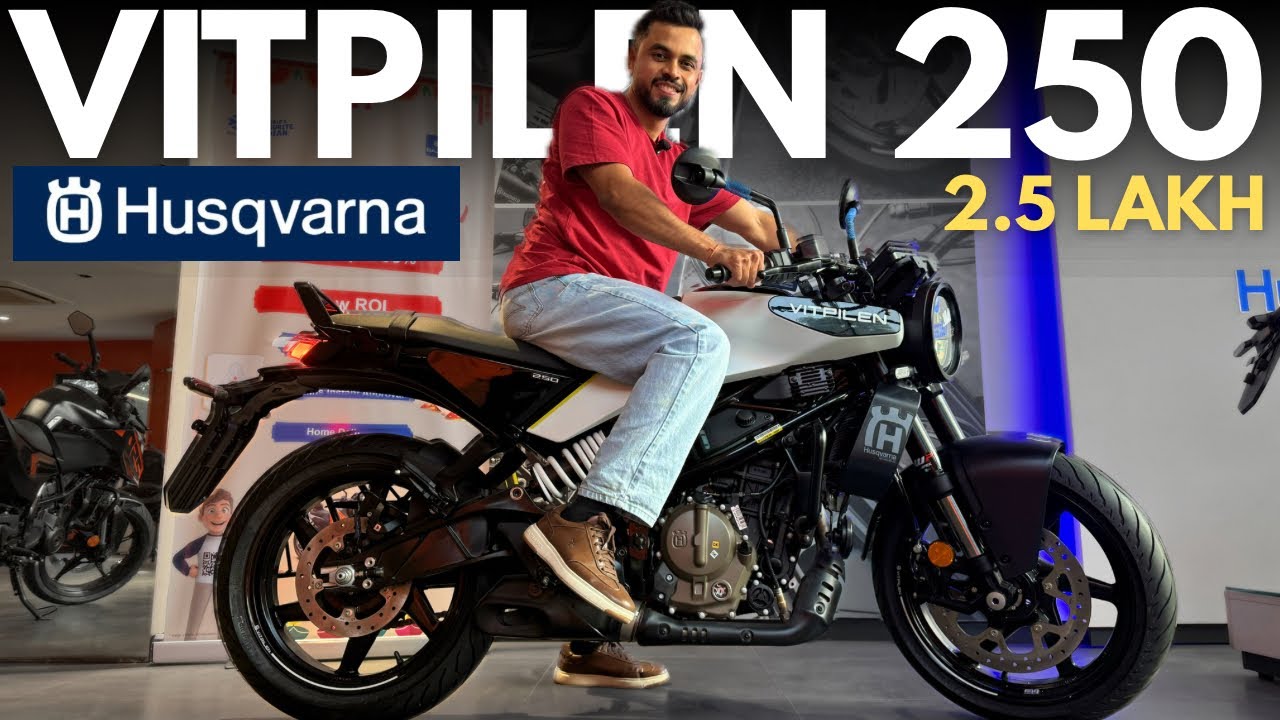 Husqvarna Vitpilen 250 Walkaround Review | Stylish Café Racer with KTM DNA🔥