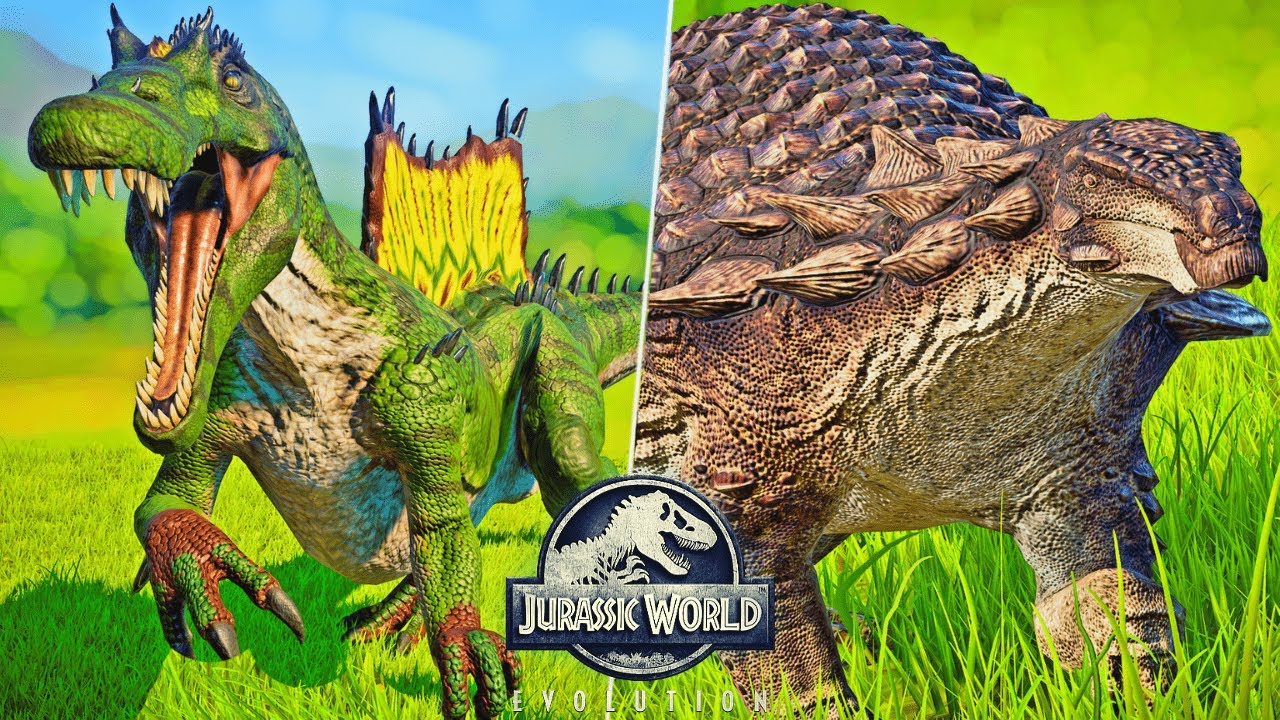 New! Borealopelta & Demon Spinosaurus in Jurassic World Evolution - New Theropods Dinosaurs