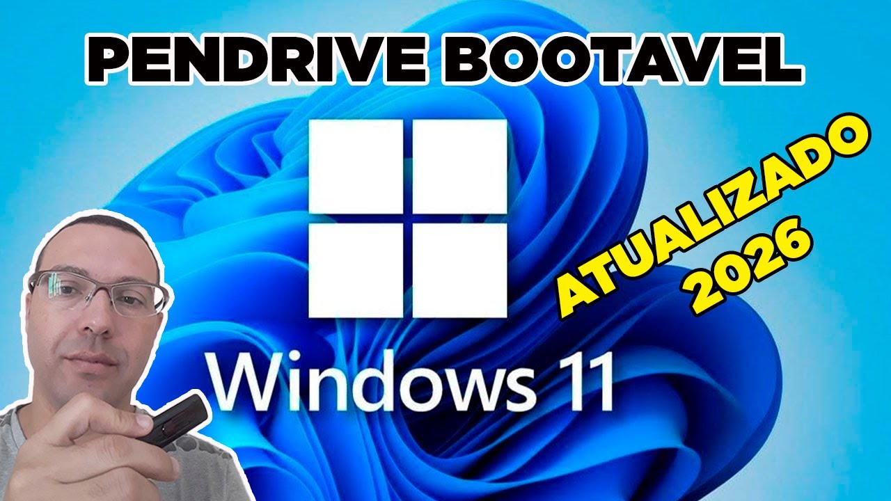Como Criar um Pendrive Bootável do Windows 11 25H2 (Atualizado 2026) – Simples e Fácil!!!