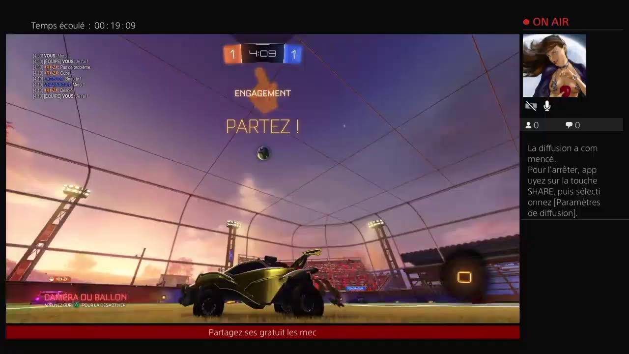 on joue a Rocket league