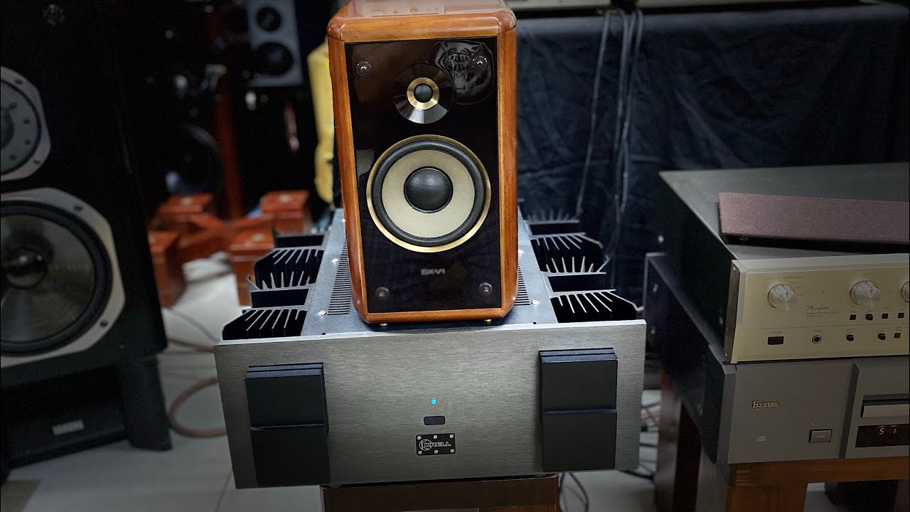 Esoteric Krell Victor Accuphase Красное дерево и Латунь