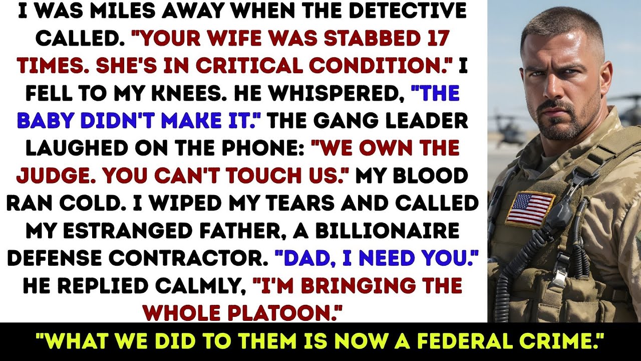 Biker Gang Stabbed My Pregnant Wife 17 Times—Ex-Marine Billionaire Dad Stormed In With Platoon