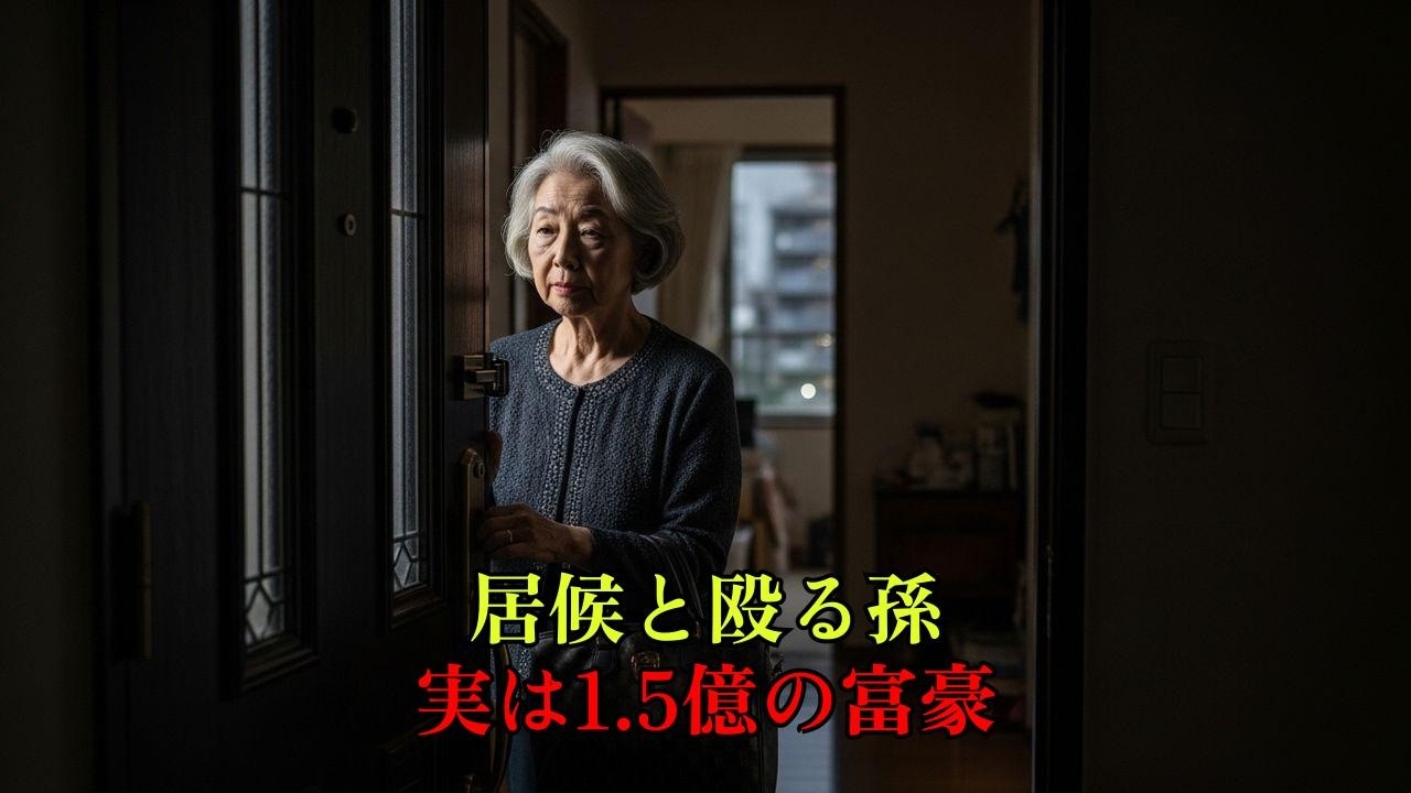 「居候は逆らうな！」孫に殴られた私。1.5億円持って消えた翌日w