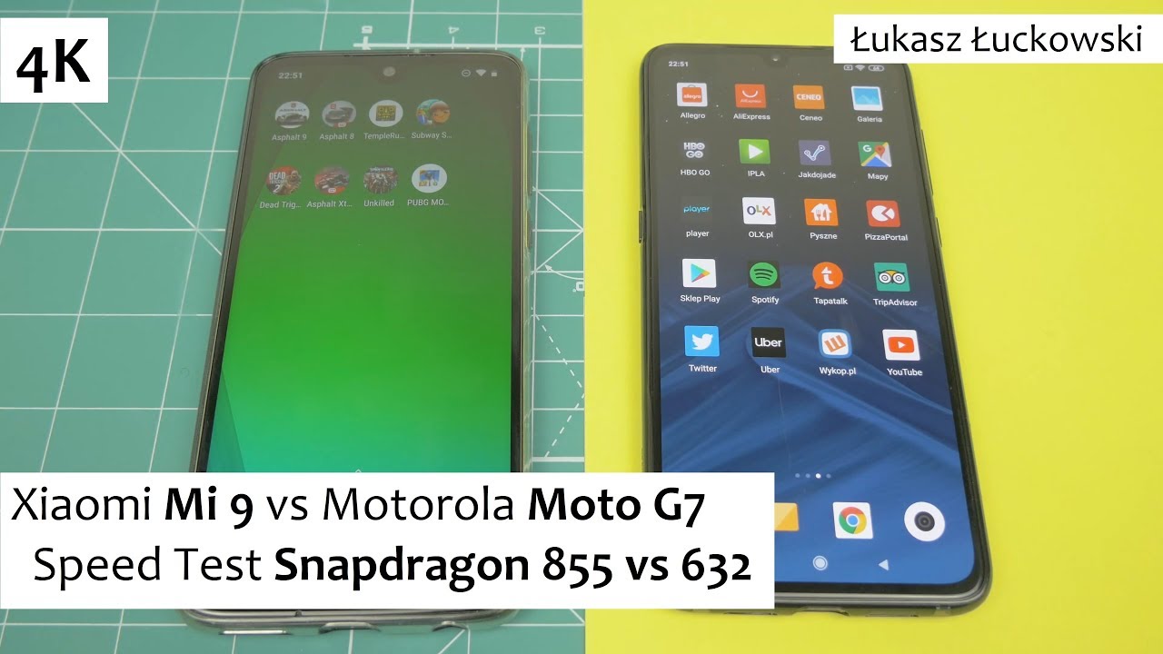 Xiaomi Mi 9 vs Motorola Moto G7 ❗❗❗ | Speed Test |  Snapdragon 855 vs Snapdragon 632