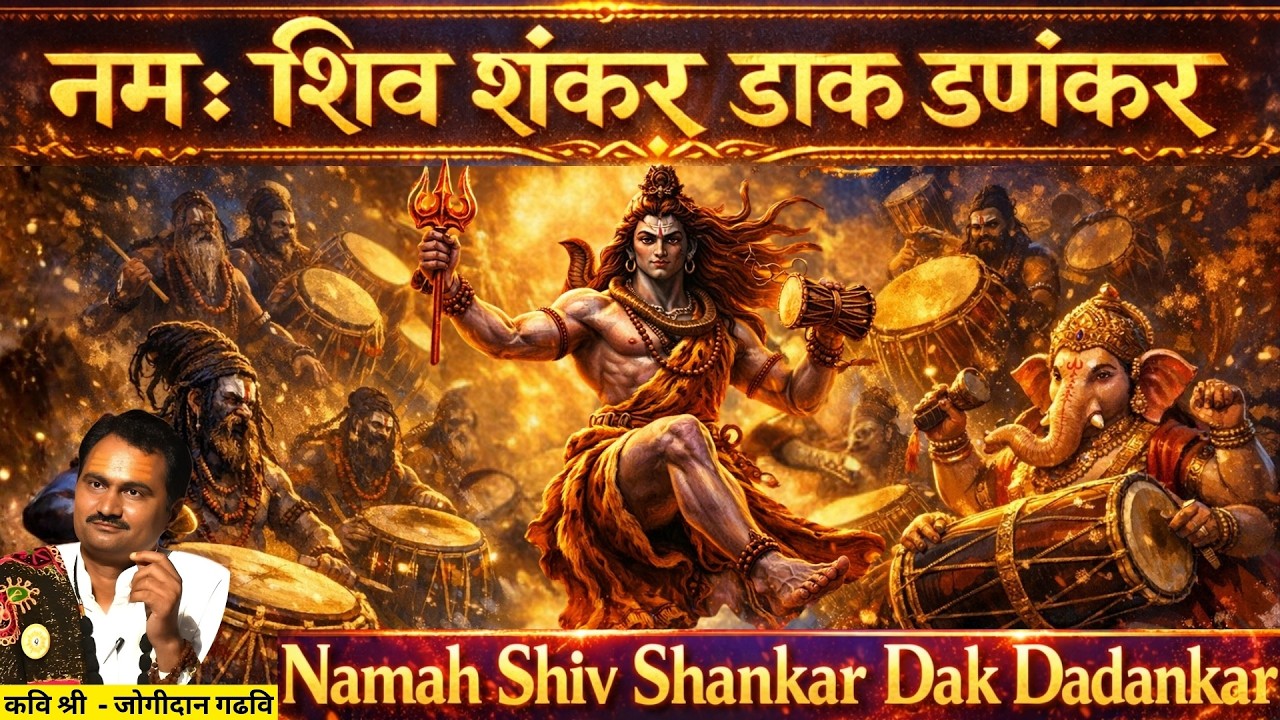 Namah Shiv Shankar Dak Dadankar | Jogidan Gadhvi | Charaniy Aradhana  Shankar Ashtakam