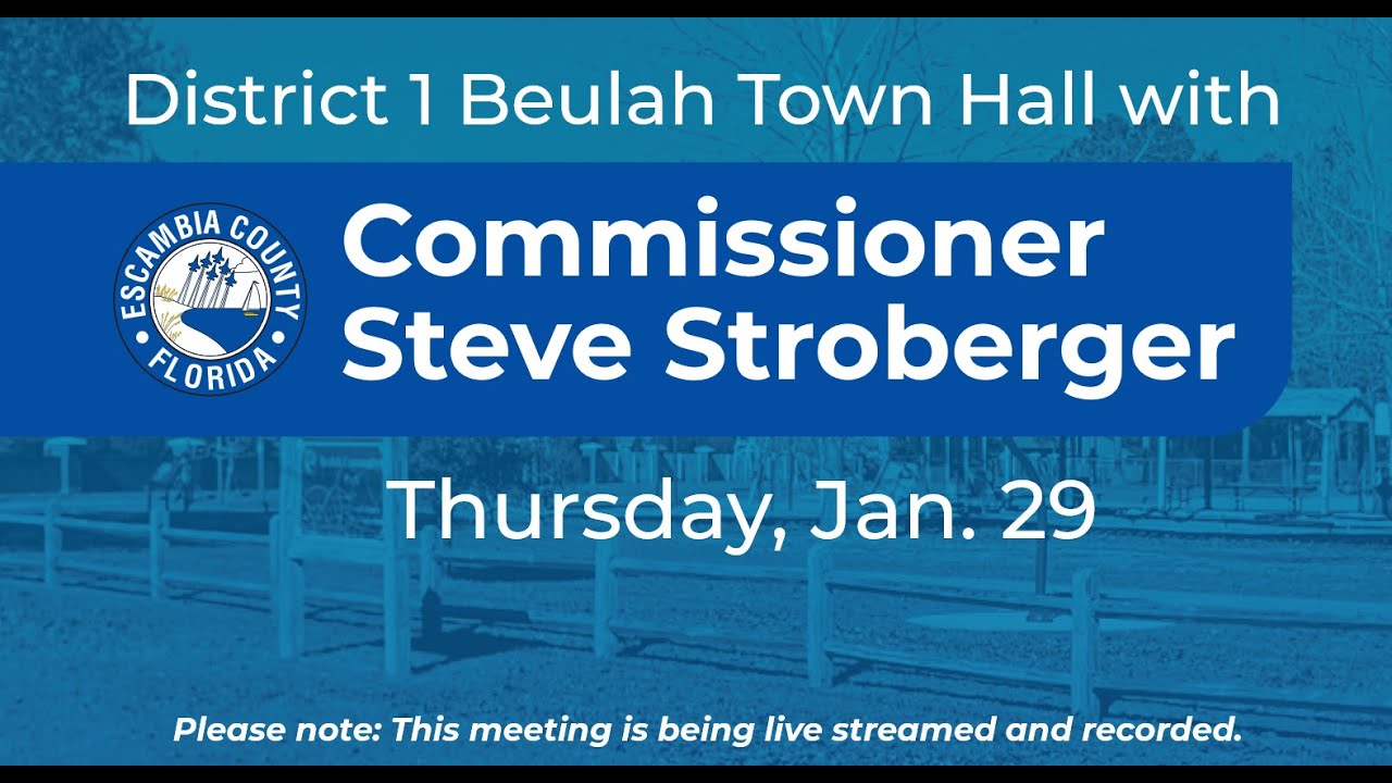 District 1 Beulah Town Hall with Commissioner Steve Stroberger