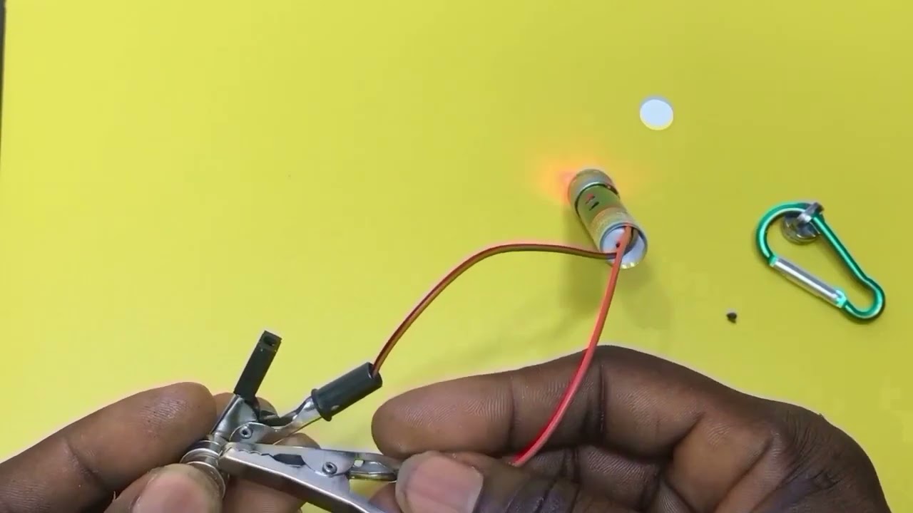 laser light 12v battery connection