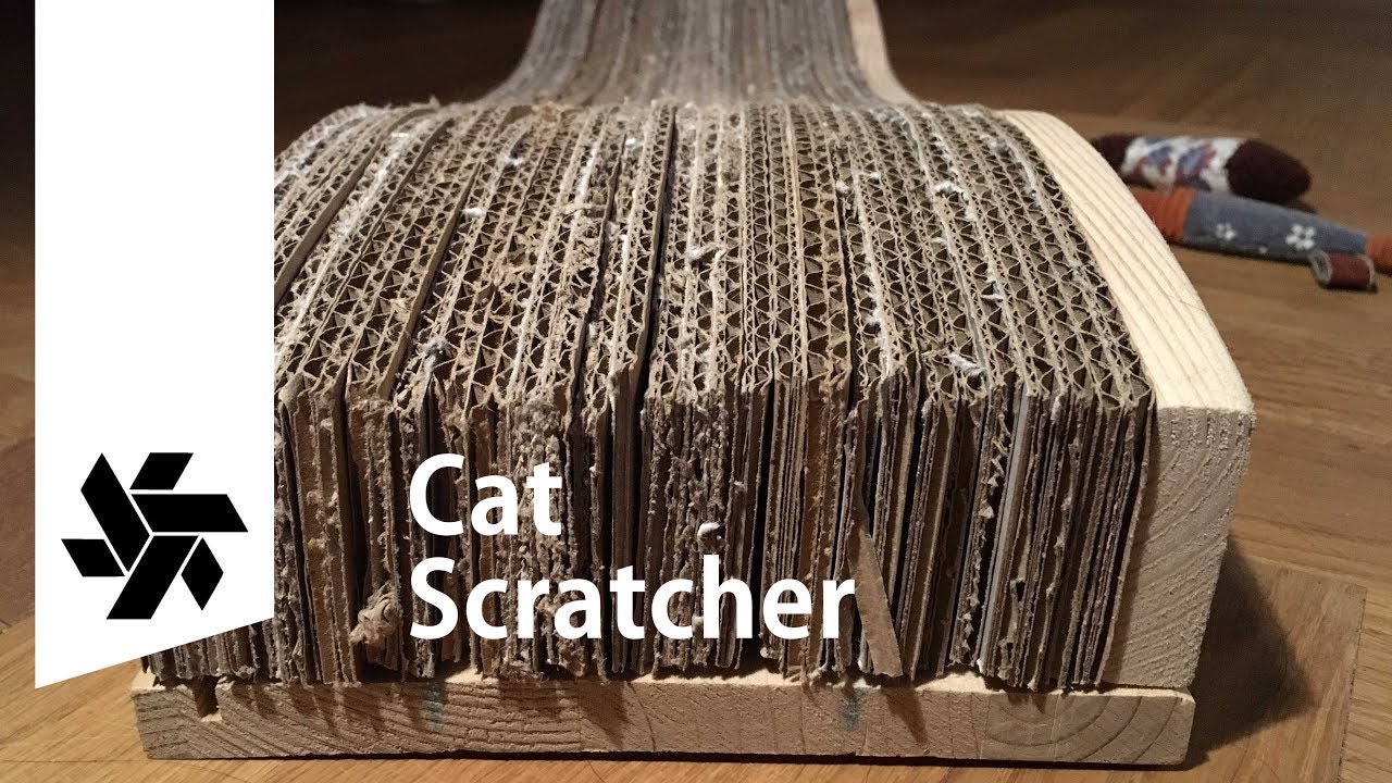 Cardboard Cat Scratcher // How-to DIY
