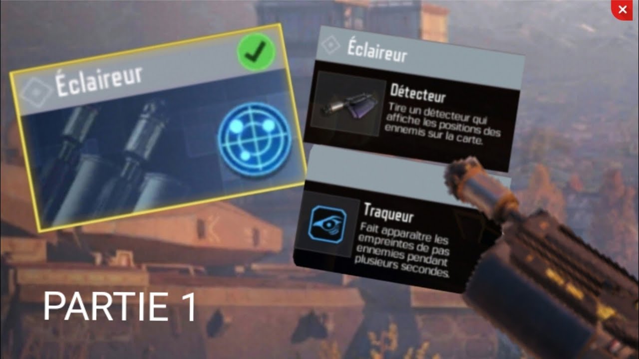 TOUTE LES CLASSES PART 1 / Classe : &eacute;claireur / Call of Duty Mobile