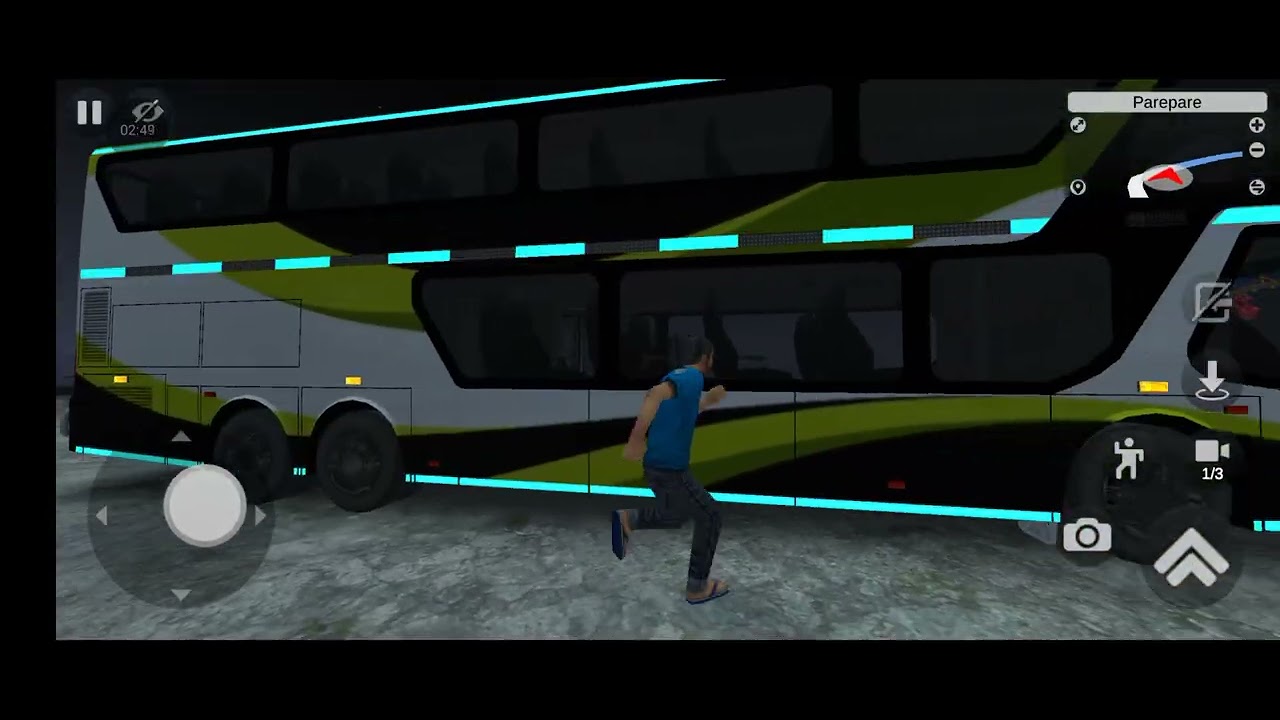 পাহাড়ি আঁকাবাঁকা পথে বাস চালানো | Bus Simulator Indonesia Realistic Driving.