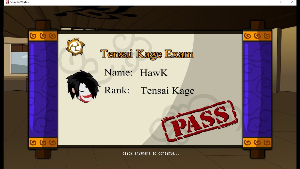 Shinobi Warfare - Tensai Kage Exams #8 | SOLO (Final Exam) - HawK (Explained)