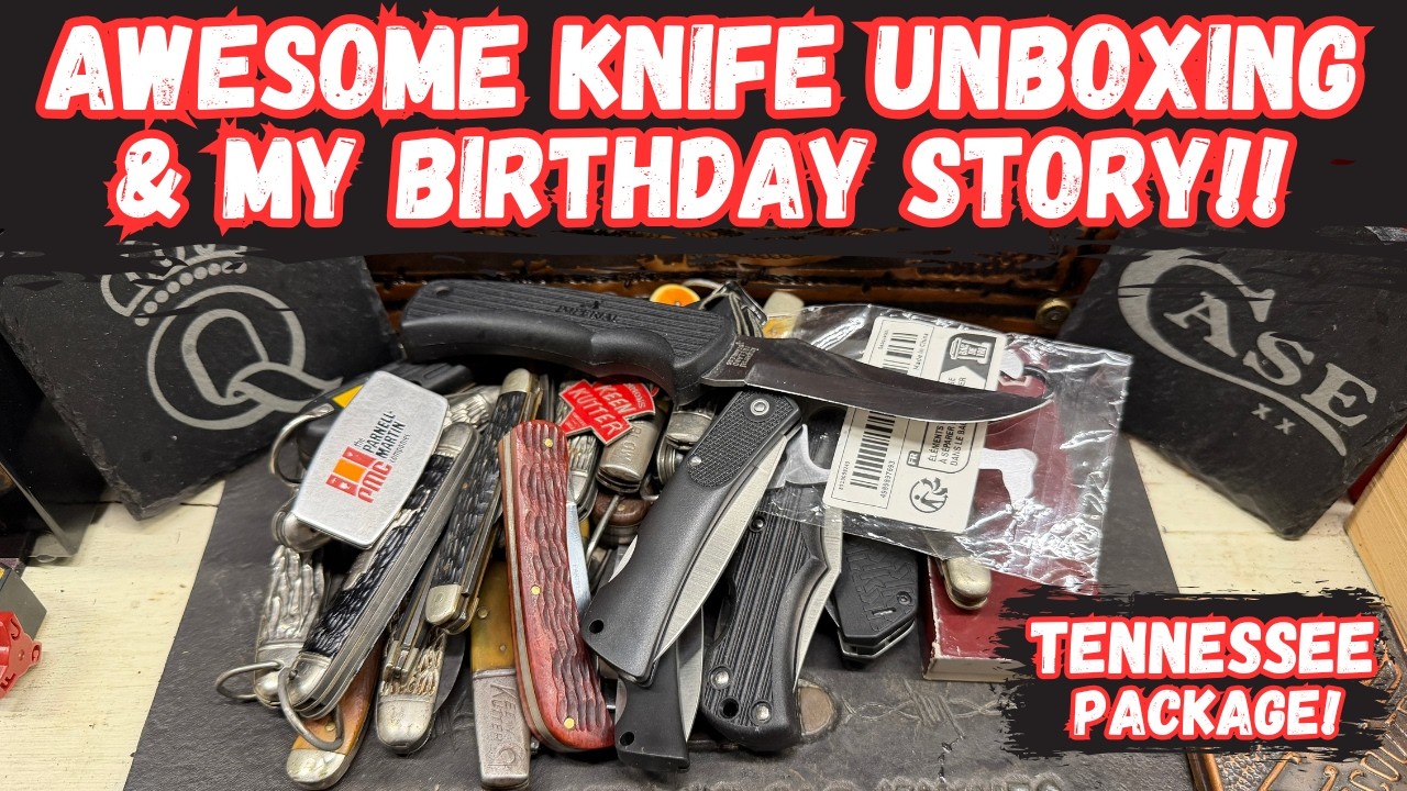 Escaping Friday the 13th! | Awesome Knife Unboxing & Birthday Story!