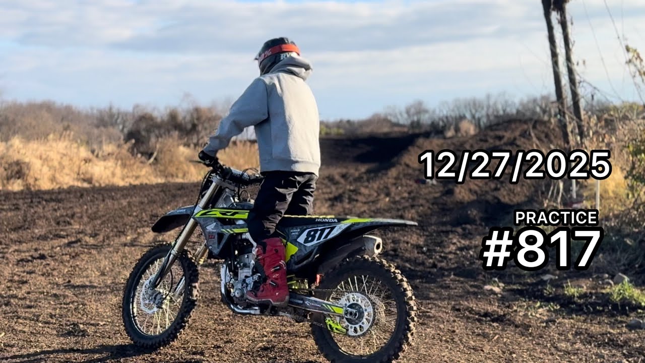 #817番さん PRACTICE 2025年12月27日 Motocross Village